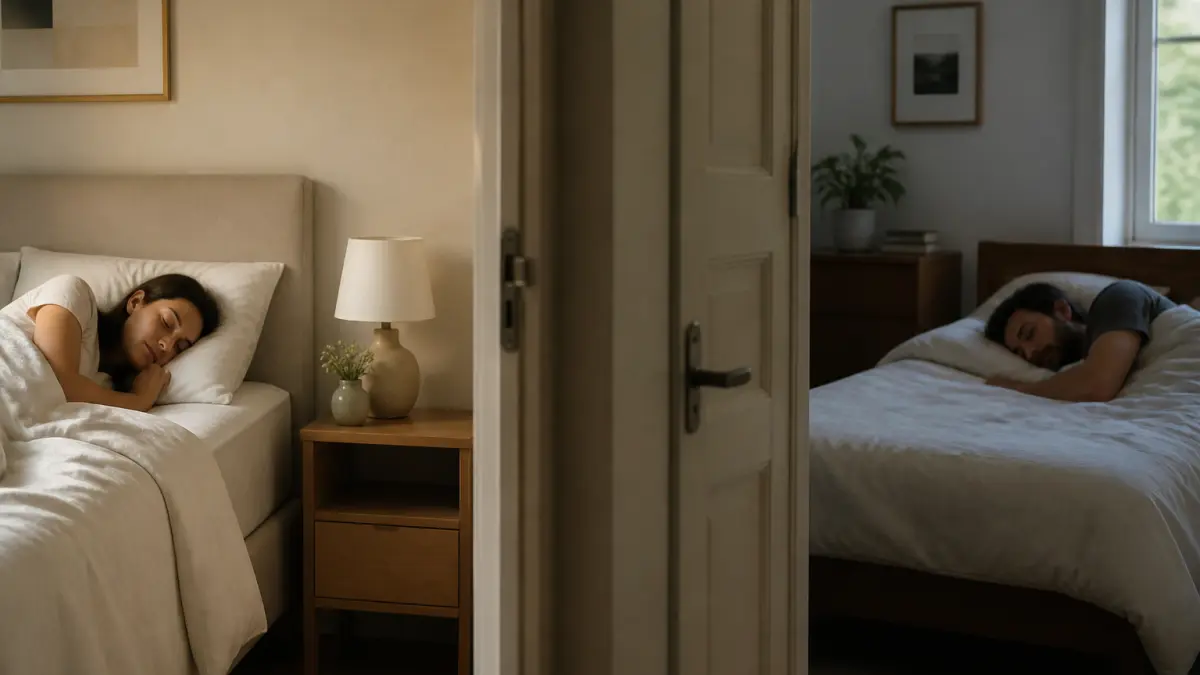 Faire chambre à part : crise de couple ou solution intelligente ?